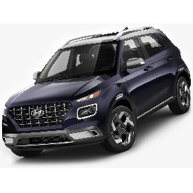 3D Hyundai Venue 2020 model